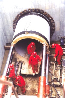 兰州市天然气管道穿越黄河工程
