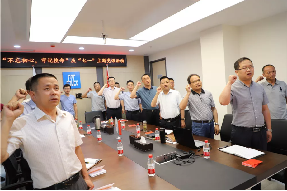 公司组织开展“不忘初心 牢记使命”庆“七一”主题党课活动